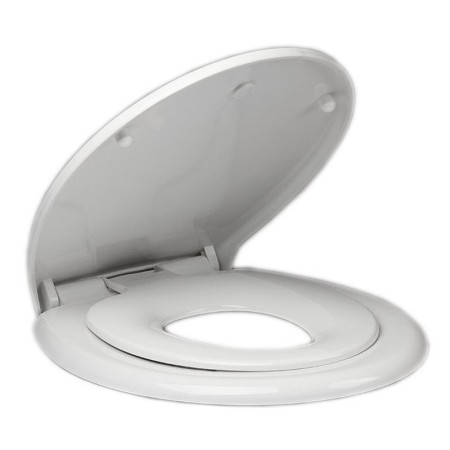 Aqualine Deska WC ze zintegrowaną deską dla dzieci Soft Close biała FS125