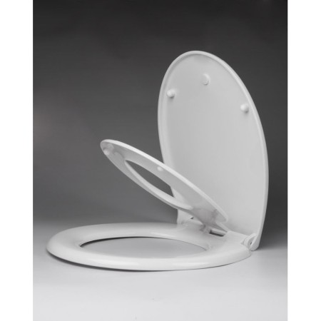 Aqualine Deska WC ze zintegrowaną deską dla dzieci Soft Close biała FS125