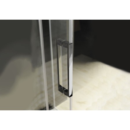 Gelco FONDURA drzwi prysznicowe przesuwne 1100mm szkło czyste GF5011