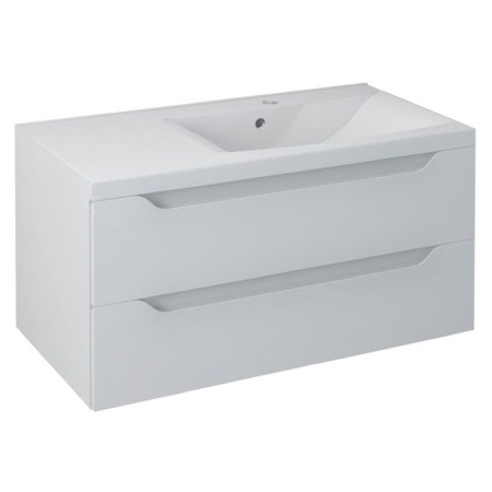 Sapho WAVE szafka umywalkowa 90x45x48cm prawa biała WA093-3030