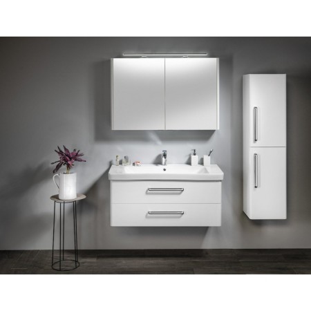 Sapho THEIA szafka umywalkowa 1014x43.5x442cm 2 szuflady biała TH105-3030