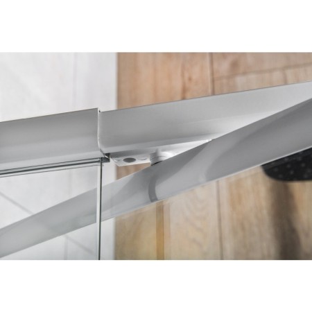 Aqualine AMICO drzwi prysznicowe zawiasowe 740-820x1850mm szkło czyste G70