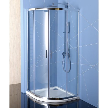 Polysan EASY LINE kabina prysznicowa półokrągła 800x800mm L/R szkło czyste EL2515