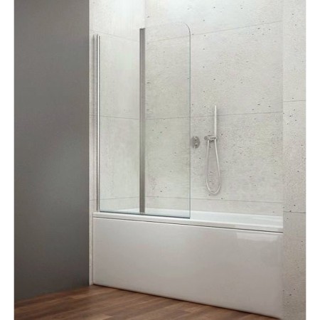 Aqualine WILA parawan wannowy 900x1400 mm składany chrom szkło czyste AQ5742