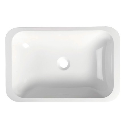 Sapho JAPURA umywalka kompozytowa 55x36cm biała wpuszczana w blat 50135