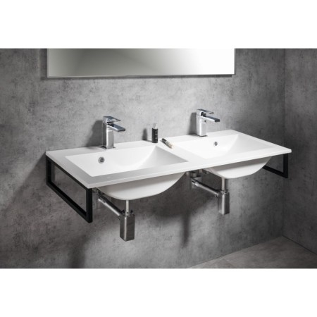 Sapho YUKON umywalka kompozytowa 120x45cm biały YU120