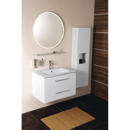Sapho ELLA szafka wysoka 40x140x20cm 1 drzwiczki lewa/prawa biała EL400-3030