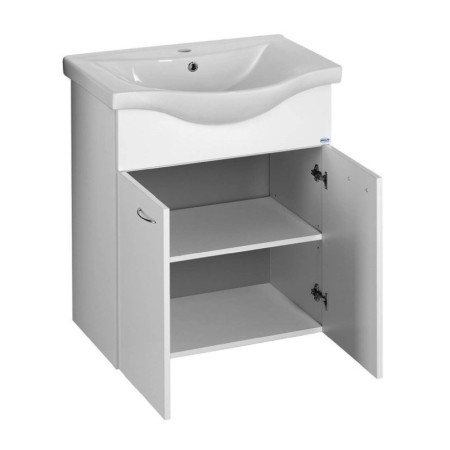 Aqualine KERAMIA FRESH szafka umywalkowa 60.6x74x34cm biała 50063A