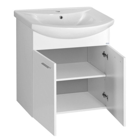 Aqualine ZOJA szafka umywalkowa 61.5x74x32.5cm biała 51063