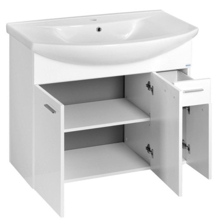 Aqualine ZOJA szafka umywalkowa 828x74x343cm biała 51083A