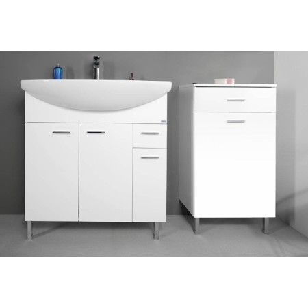 Aqualine ZOJA szafka umywalkowa 828x74x343cm biała 51083A
