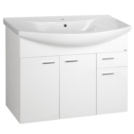 Aqualine ZOJA szafka umywalkowa 93x74x34cm biała 51094A
