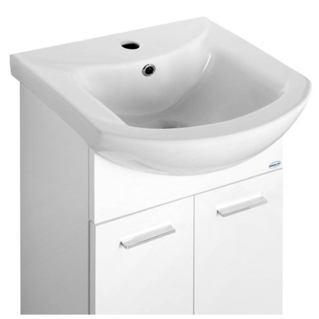 Aqualine ZOJA szafka umywalkowa 42x74x25cm biała 51045A
