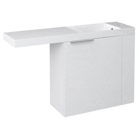 Sapho LATUS VI szafka umywalkowa 50x50x22cm prawa biała (55830) LT610-3030