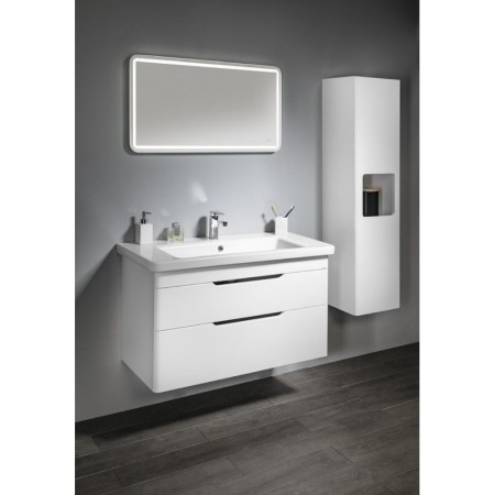 Sapho ELLA szafka umywalkowa 957x50x428cm 2 szuflady biała EL100-3030