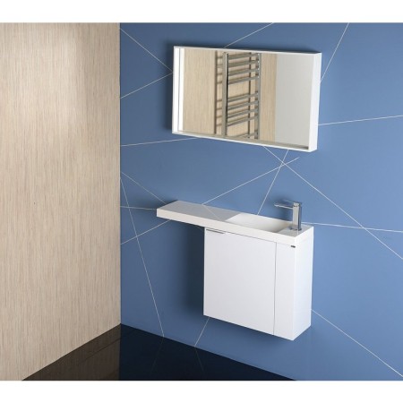 Sapho LATUS VI szafka umywalkowa 50x50x22 cm prawa sosna rustykalna LT610-1616