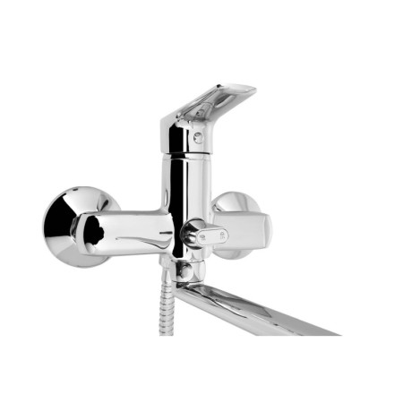 Aqualine LOTTA bateria umywalkowa/wannowa ścienna rozstaw 150mm chrom LT640