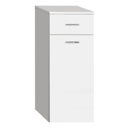 Aqualine ZOJA/KERAMIA FRESH szafka dolna z koszem na bieliznę 35x78x29cm biała 50261