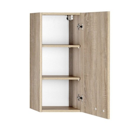 Aqualine ZOJA/KERAMIA FRESH szafka wisząca 35x76x23cm dąb platin 50336