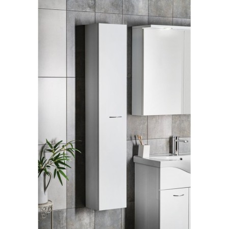 Aqualine ZOJA/KERAMIA FRESH szafka wysoka 25x140x20cm biała 51125