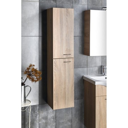 Aqualine ZOJA/KERAMIA FRESH szafka wysoka 30x140x20cm dąb platin 51157
