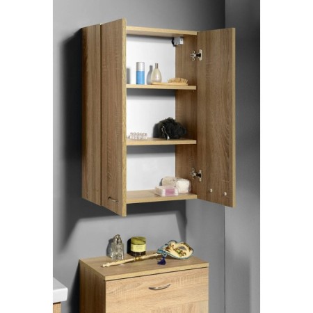 Aqualine ZOJA/KERAMIA FRESH szafka wisząca 50x76x23cm dąb platin 51304