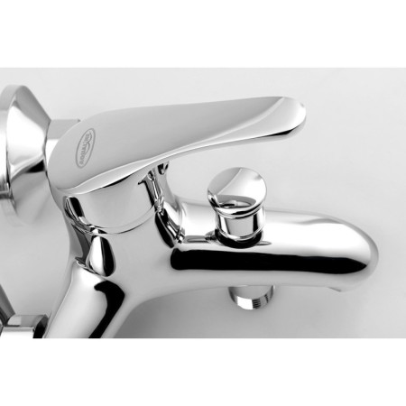 Aqualine AQUALINE 35 bateria wannowa ścienna 100mm rozstaw chrom 52158