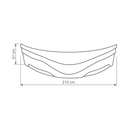 DIRECT grzejnik z bocznym przyłączem 600x960mm czarny mat ILR96B Aqualine
