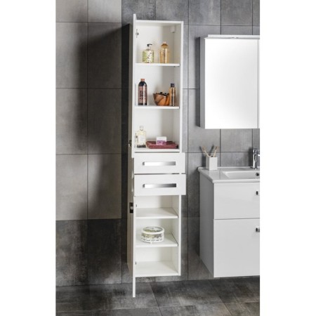Aqualine VEGA Szafka wysoka 35x184x31cm biała VG185