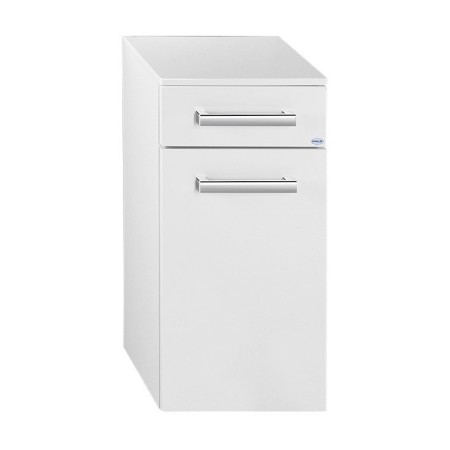 Aqualine VEGA szafka dolna z koszem na bieliznę 40x78x31cm biała VG078