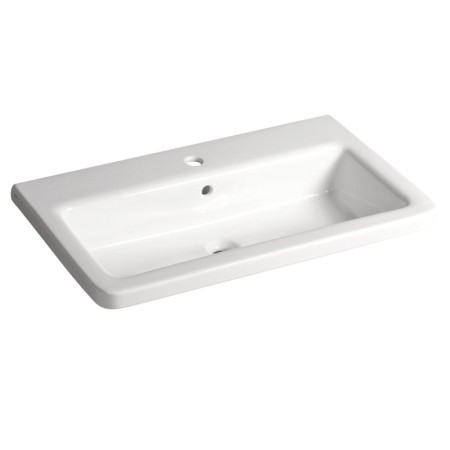 Sapho CITY umywalka ceramiczna 80x45cm biała KE080