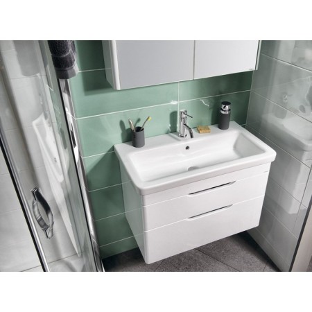 Sapho CITY umywalka ceramiczna 80x45cm biała KE080