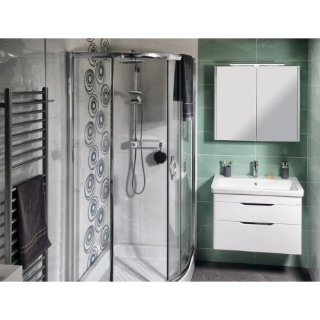 Sapho CITY umywalka ceramiczna 80x45cm biała KE080