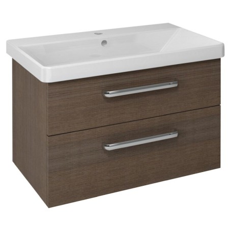 Sapho THEIA Szafka umywalkowa 75.6x50x442cm 2 szuflady sosna rustykalna TH080-1616