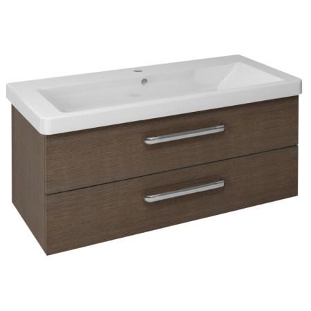 Sapho THEIA Szafka umywalkowa 1014x43.5x442cm 2 szuflady sosna rustykalna TH105-1616