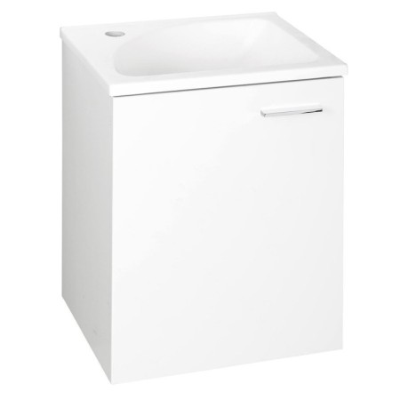 Aqualine ZOJA szafka umywalkowa 40x50x32cm 1 drzwi biała 51048A