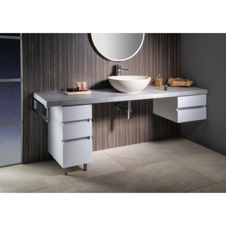 Sapho AVICE szafka dolna 3 szuflady 30x70.5x48cm biały AV062-3030