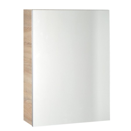 Aqualine VEGA szafka z lustrem 50x70x18cm dąb platin VG850