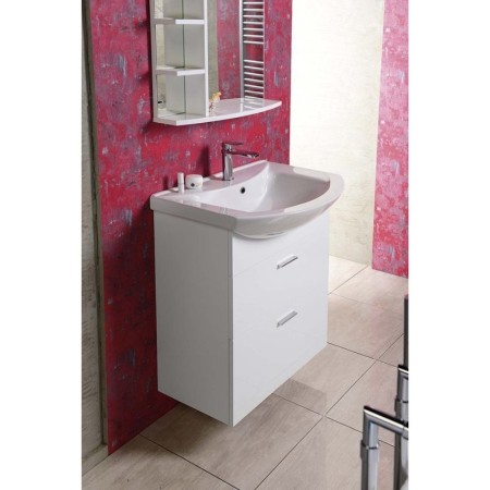 Aqualine ZOJA szafka umywalkowa 61.5x74x32 cm biała 51061A