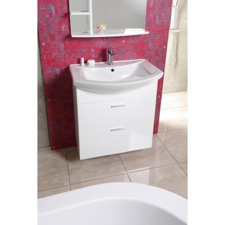 Aqualine ZOJA szafka umywalkowa 61.5x74x32 cm biała 51061A