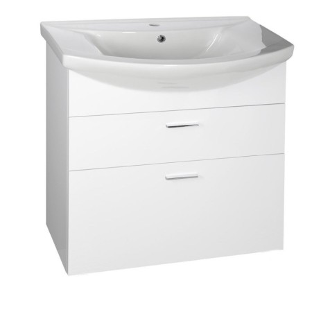 Aqualine ZOJA szafka umywalkowa 71.5x74x34 cm biała 51071A