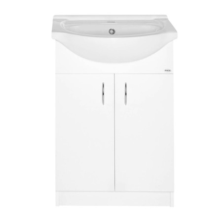 Aqualine SIMPLEX ECO 55 szafka podumywalkowa z umywalką 53x83.5x307cm SIME550