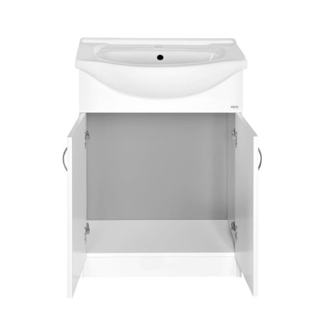 Aqualine SIMPLEX ECO 65 szafka podumywalkowa z umywalką 63x83.5x307cm SIME650