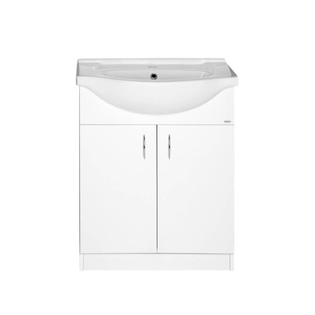 Aqualine SIMPLEX ECO 65 szafka podumywalkowa z umywalką 63x83.5x307cm SIME650