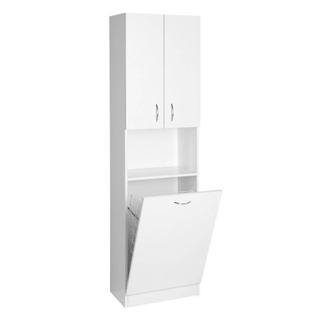 Aqualine SIMPLEX ECO szafka wysoka z koszem na bieliznę 50x180x30cm SIME510