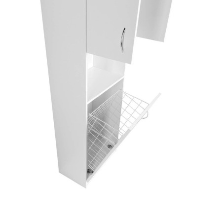 Aqualine SIMPLEX ECO szafka wysoka z koszem na bieliznę 50x180x30cm SIME510