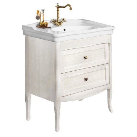 Sapho RETRO szafka umywalkowa 73x80x46.5cm starobiała 1655