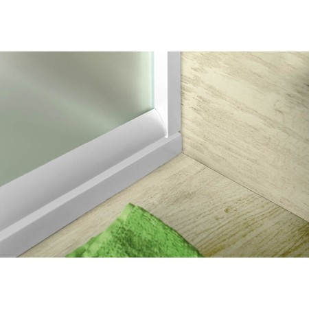 Aqualine AMADEO drzwi prysznicowe przesuwne 1100mm szkło Brick BTS110