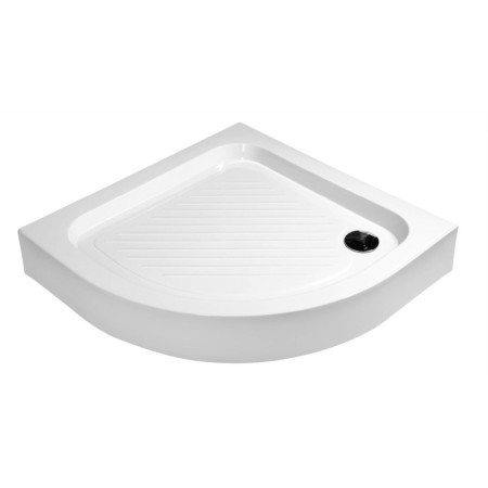 Aqualine Brodzik prysznicowy samonośny akrylowy półokrągły 80x80x15cm BTTR80