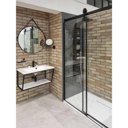 Sapho SKA konsola pod umywalkę z półką 750x400x460mm czarny mat SKA102